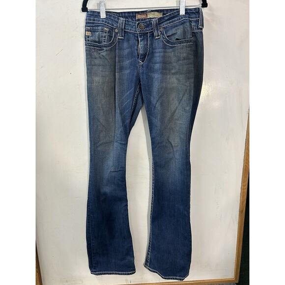 Big Star Jeans Womens 29L Blue Mid Wash Remy Low Rise Fit Boot Cut Cowgirl 31X31 - Picture 1 of 12